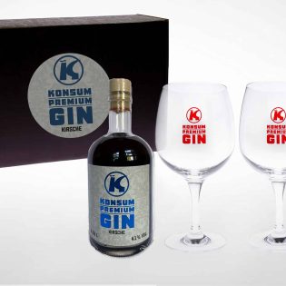 Konsum-Premium-Gin-Kirsche-Geschenkbox